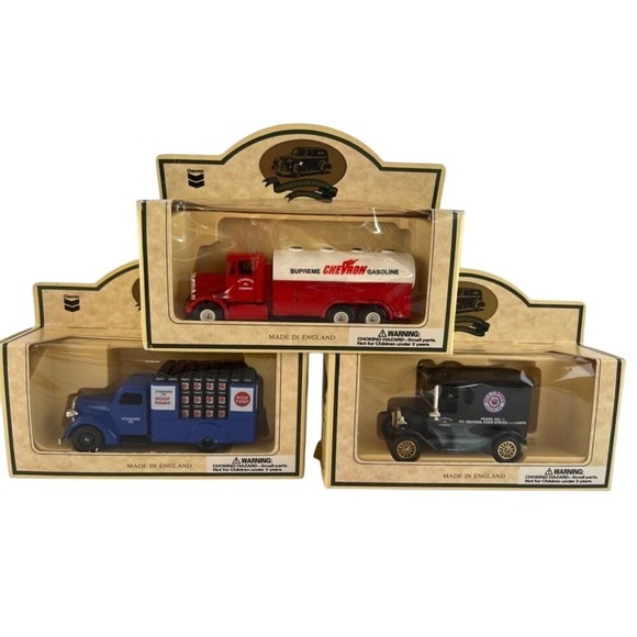 Chevron Other - Lot Chevron Commemorative Diecast‎ Cars & Trucks New In Box See Listing of Each